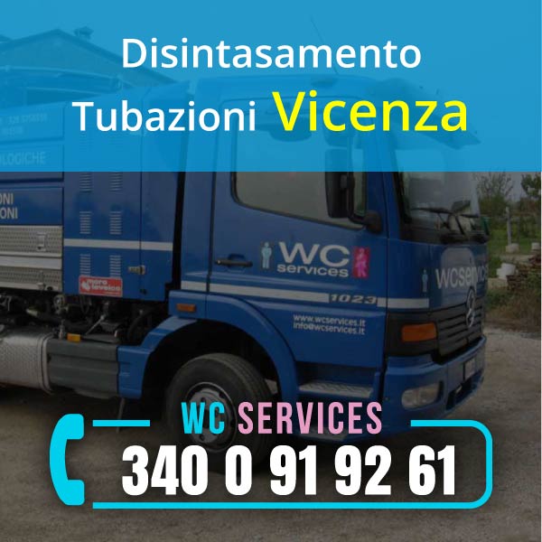 Disintasamento Tubazioni Vicenza